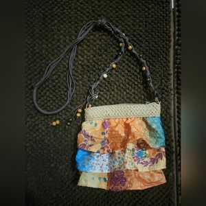 CAPPELLI STRAWORLD RUFFLE Tote Purse Cross-body Handbag Colors Small